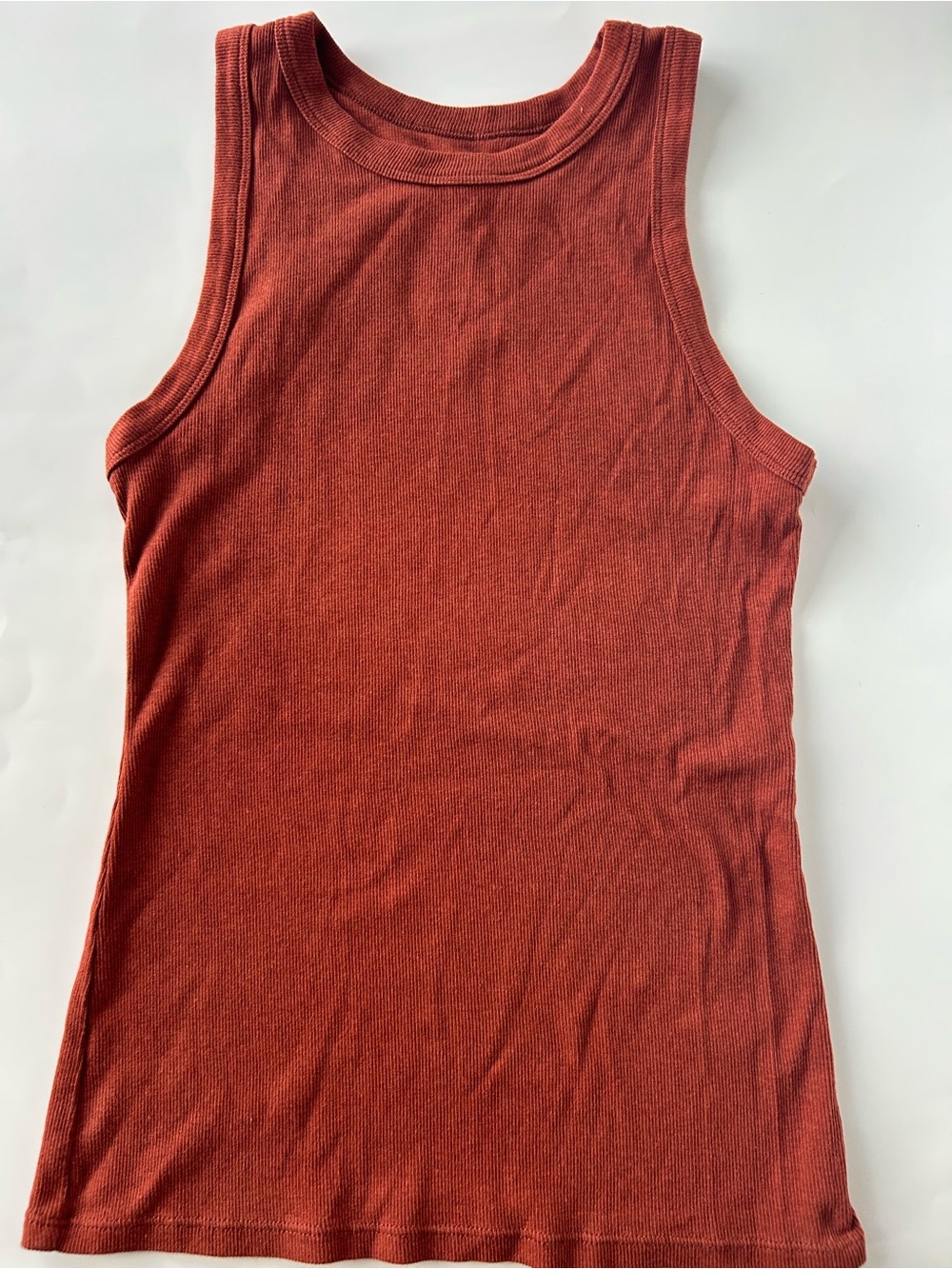 A New Day Deep Orange Tank Top